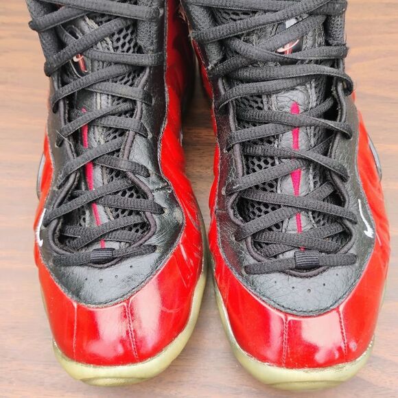 Nike Little Posite One 2023 Mid Metallic Red - FJ1258-600 Grade School Size 6Y - Picture 9 of 13